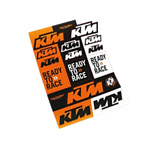 Planche de stickers KTM 30x38cm